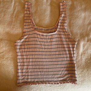 Striped Sleeveless Women's Top